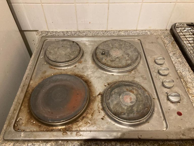 Electrolux electric hob before