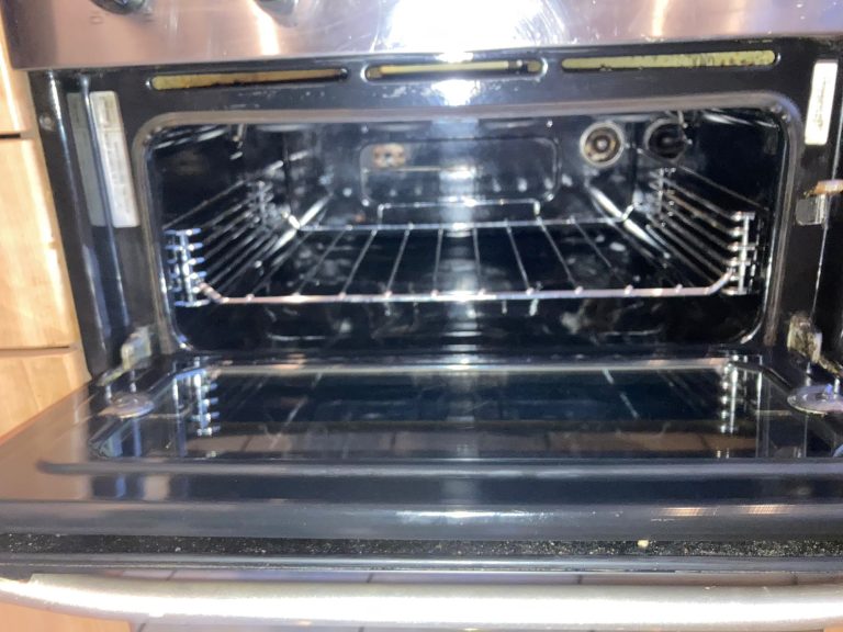 Top oven of Electrolux double after