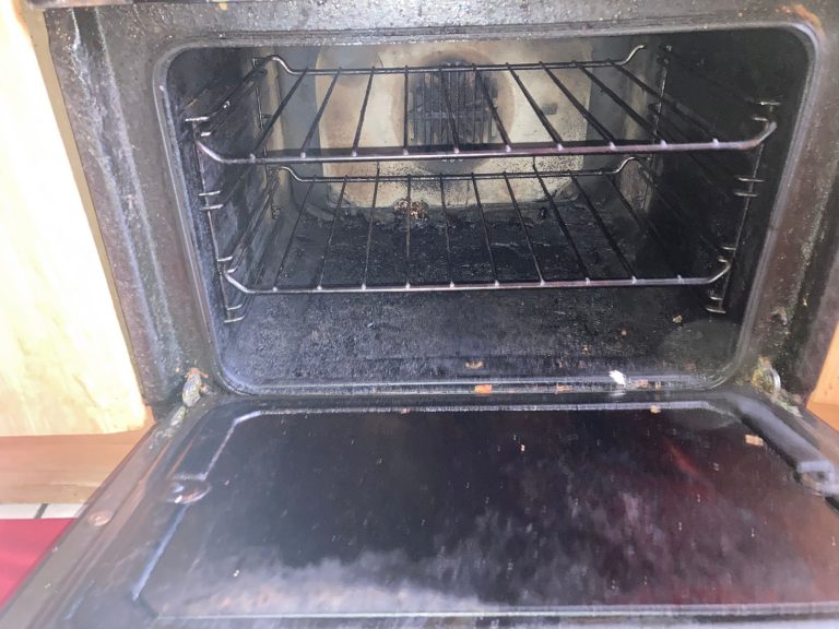 Bottom oven of Electrolux double before