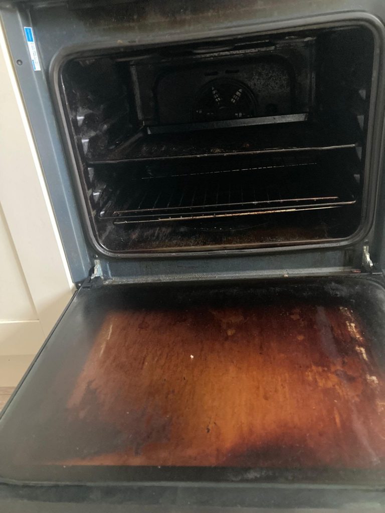 Zanussi single oven before